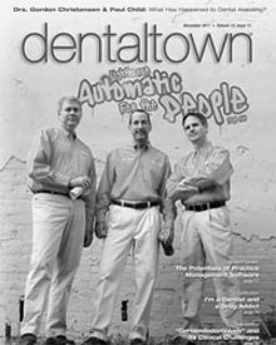 Dental town Magazine cover on Removable smile design 